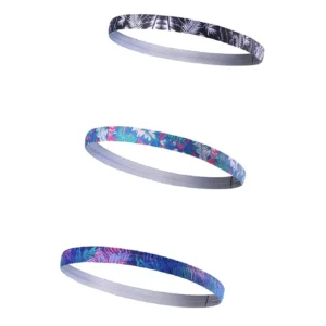 Non-slip, Stretchy Lightweight Sport Headband - Pack of 3
