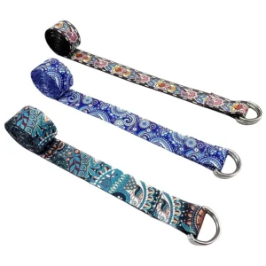 Yoga Strap for Stretching - Pack of 3