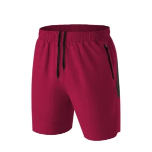 Red - Sports Quick Dry Running & Yoga Training Shorts