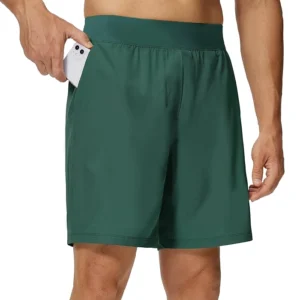 Green - Quick Dry Shorts with Pockets